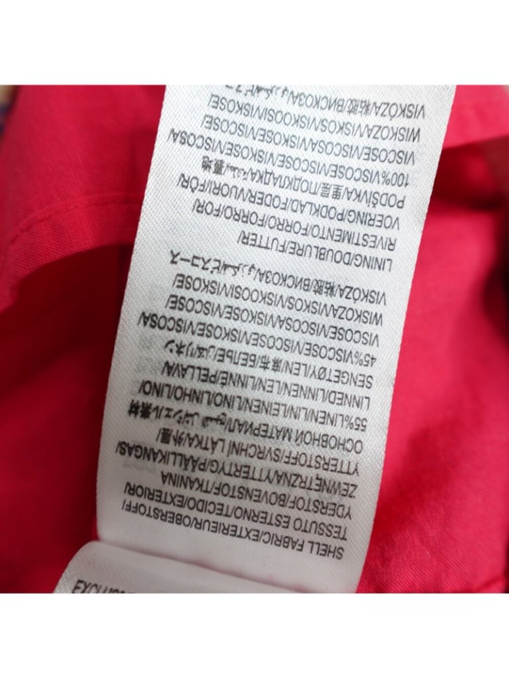 Farm Rio Womens Dress Medium Red Paisley Linen Blend NEW READ - Picture 11 of 15